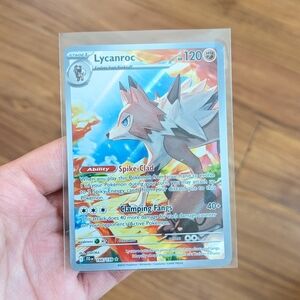 Pokemon Card Lycantoc Illustration Rare Card Pokemon TCG Journey Together